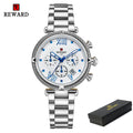 Relógio Feminino Luxury Fashion Waterproof - REWARD