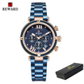 Relógio Feminino Luxury Fashion Waterproof - REWARD